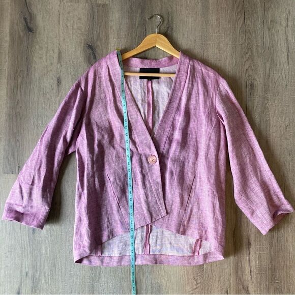 Lafayette 148âPurple Linen Blazer L EUC - Picture 9 of 10